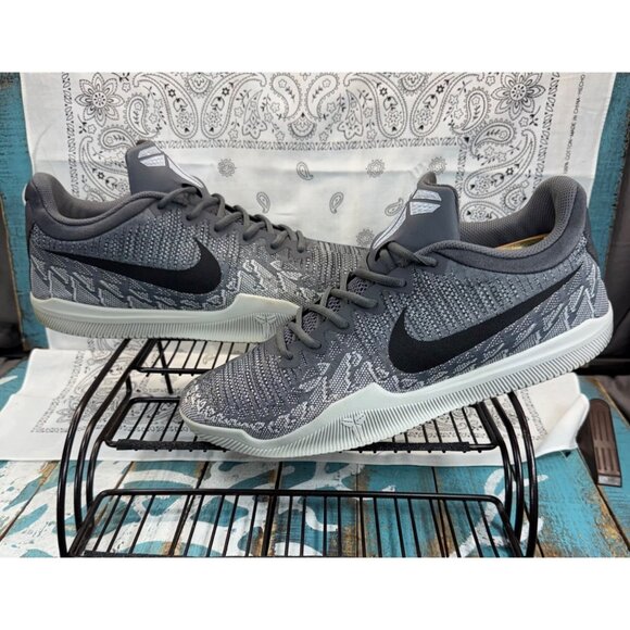 Nike Kobe Mamba Rage Shoes Mens US 12 Dark Grey Basketball Sneakers 908972-011 - Picture 1 of 11